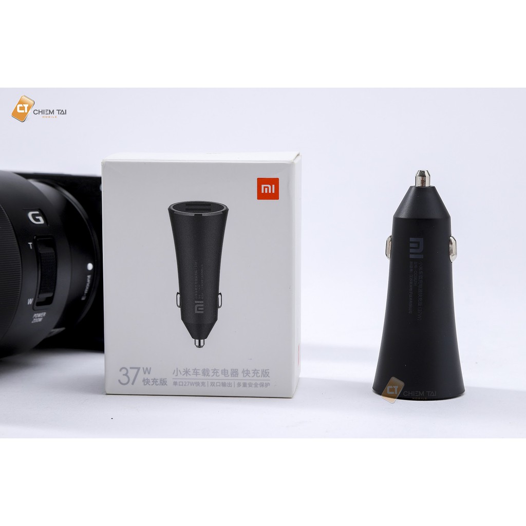 Sạc ô tô nhanh 2 cổng usb 37w Xiaomi Sạc xe hơi Xiaomi 37w