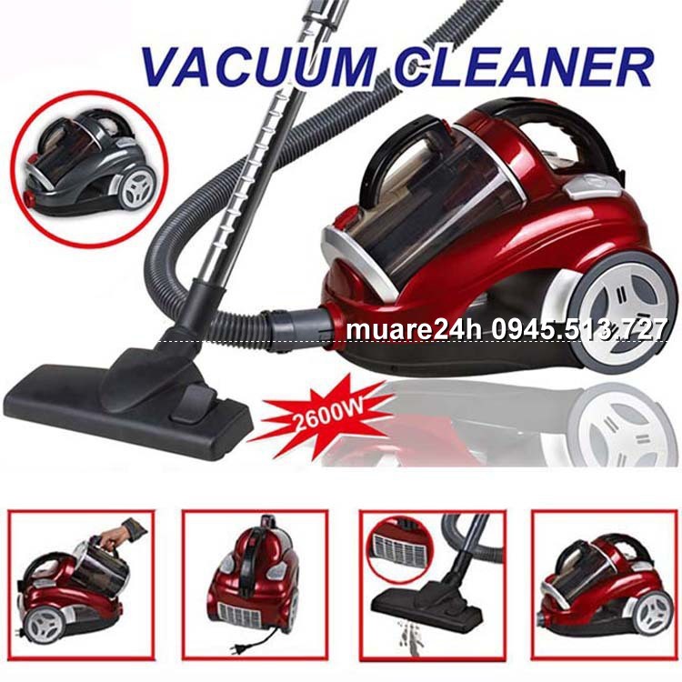 Bảo hành 12 tháng Máy hút bụi Vacuum Cleaner JK 2013 2600W | BigBuy360 - bigbuy360.vn