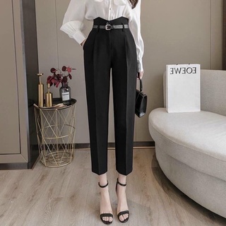 Quần baggy nữ công sở cạp V cạp cao vải vintex form đứng sang trọng lịch thiệp M109