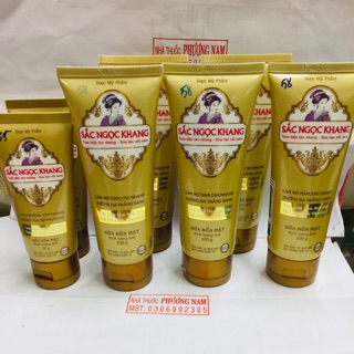 Sữa rửa mặt SẮC NGỌC KHANG (tuýp 50g và tuýp 100g)