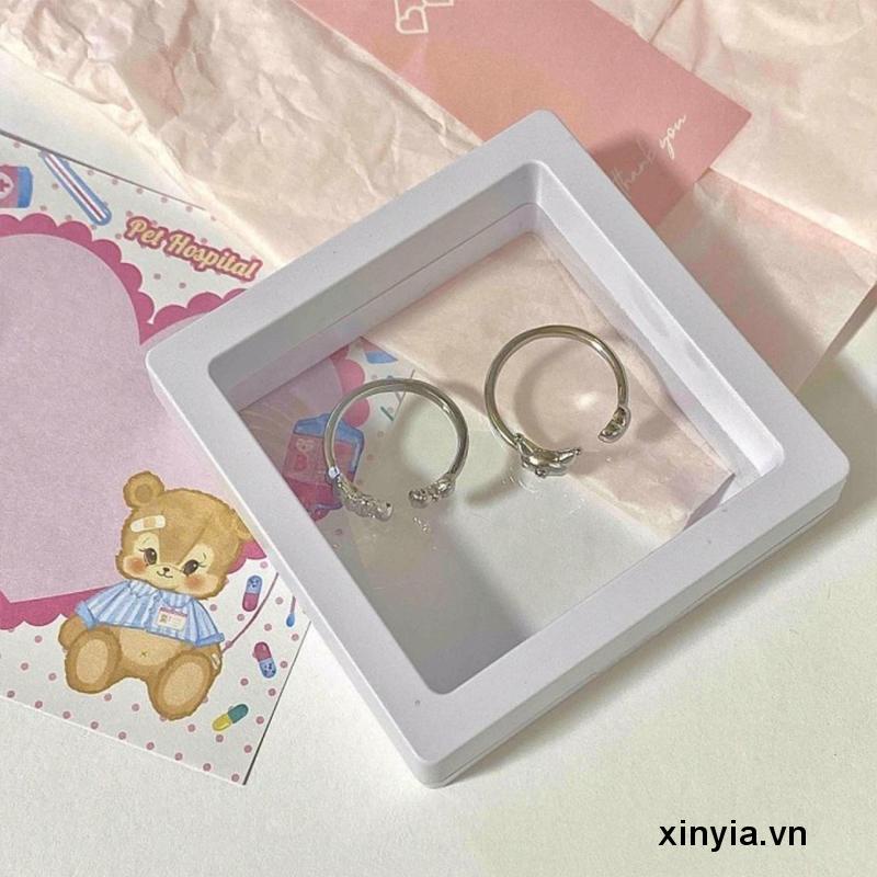 Nhẫn Hở Họa Tiết Hoạt Hình Melody Kuromi Dễ Thương Dùng Làm Quà Tặng