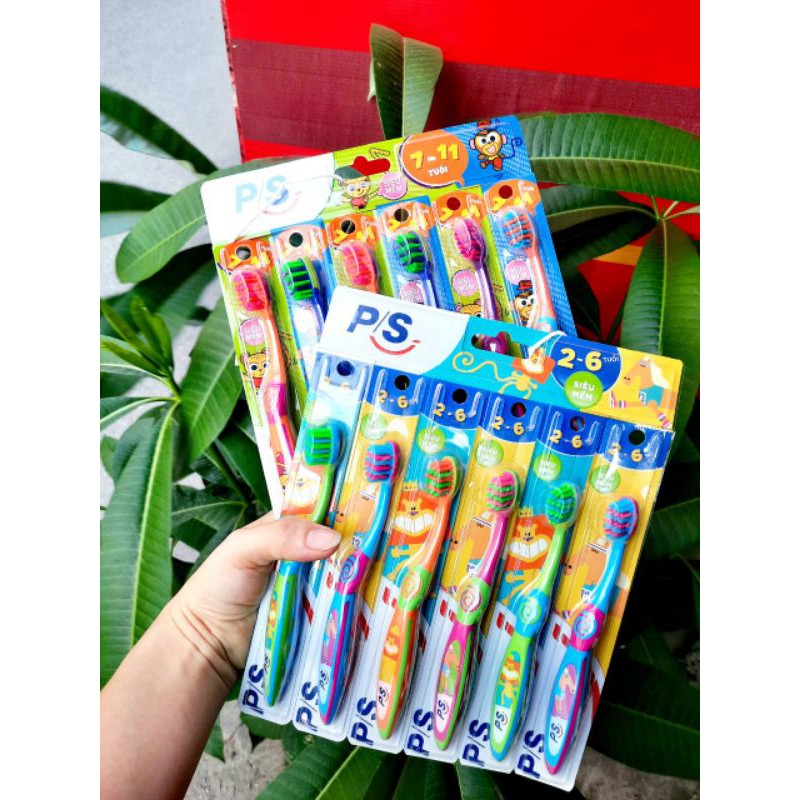 Bàn chải trẻ em P/s cho trẻ 2-6t / 7-11t