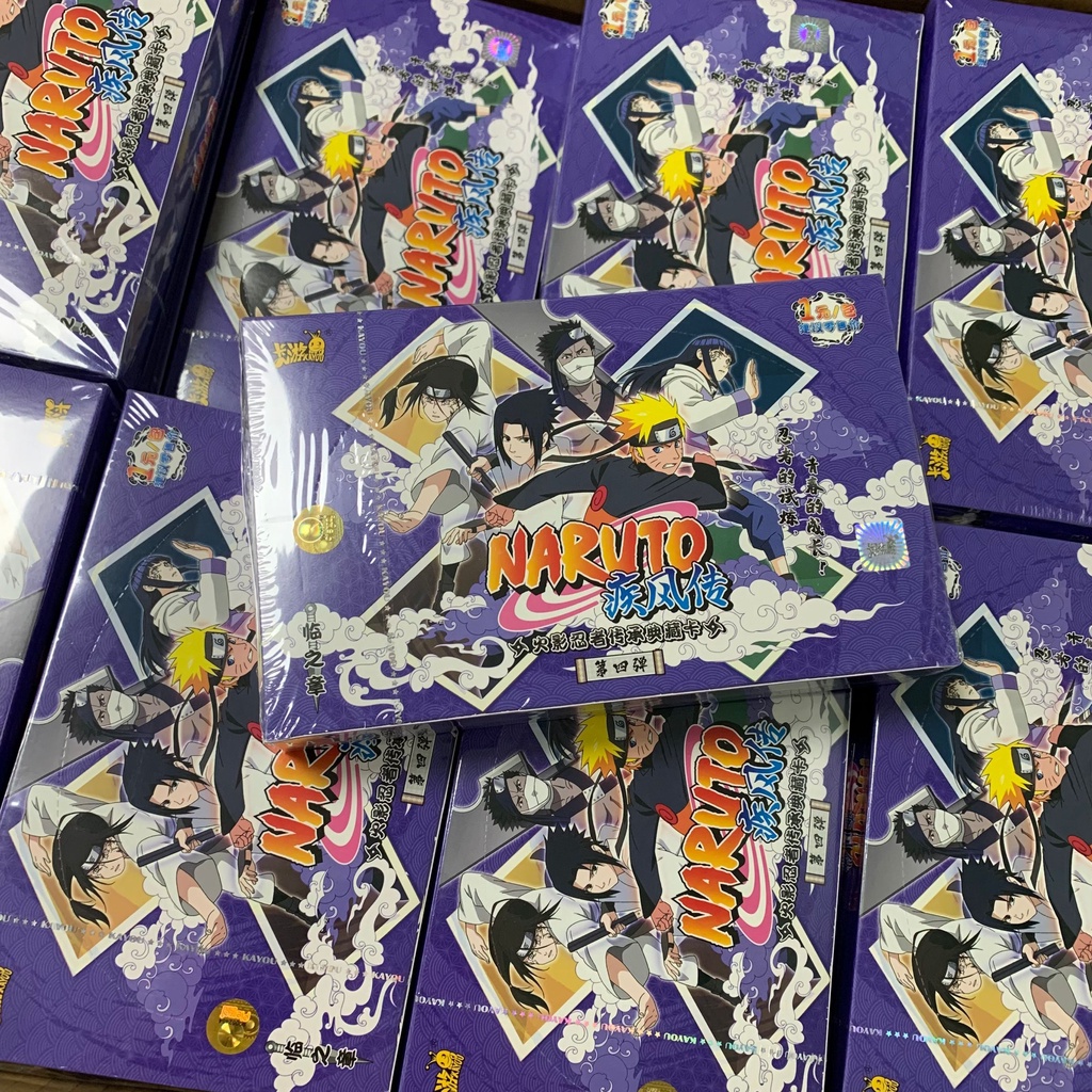 Mới Hộp Sưu Tập Thẻ Bài Naruto Nhật Bản