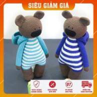 [CHÍNH HÃNG] Gấu kẻ - Gấu bông -  Gấu quà tặng
