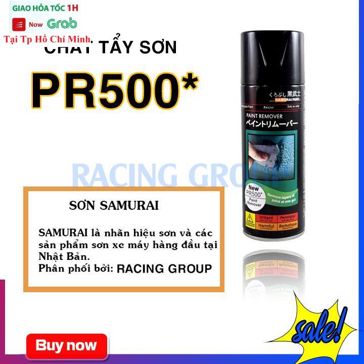 Chai Tẩy Sơn Xe Máy Chính Hãng Samurai PR500* - Tẩy Cực Nhanh