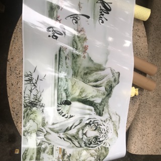 Tranh bể cá 3D Dài 120 cao 50cm - Decal dán bể cá nhiều mẫu, có sẵn keo mặt trước
