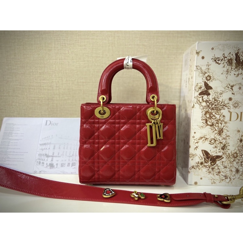 TÚI DIOR LADY DA NHÁM SIZE 20