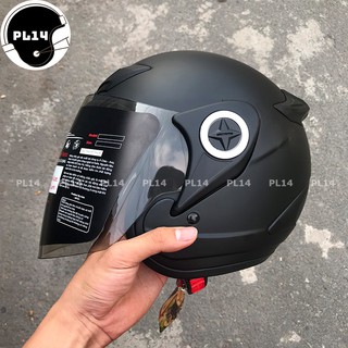 Mũ Bảo Hiểm 3 4 ASIA MT168 Cao Cấp ( Phù hợp form đầu nữ )
