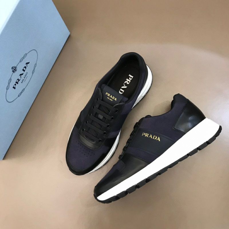 Giày thể thao nam logo PRADA