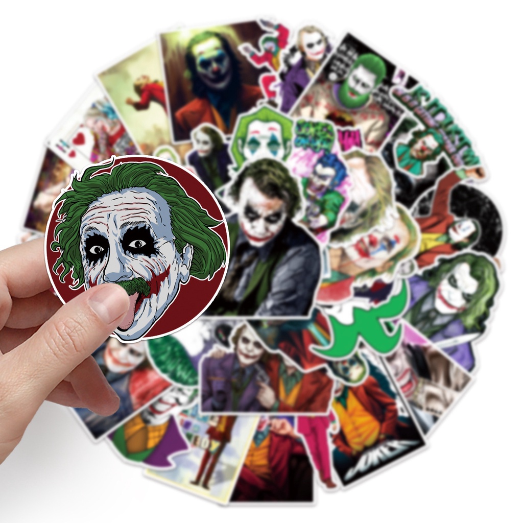 100 sticker chủ đề Joker chống nước 003