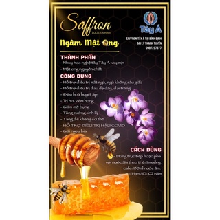 Saffron ngâm mật ong