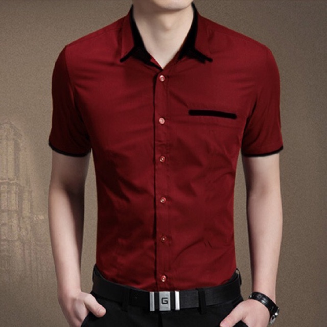 Áo sơ mi nam tay ngắn cổ bẻ bao đẹp size m l xl 2xl | BigBuy360 - bigbuy360.vn