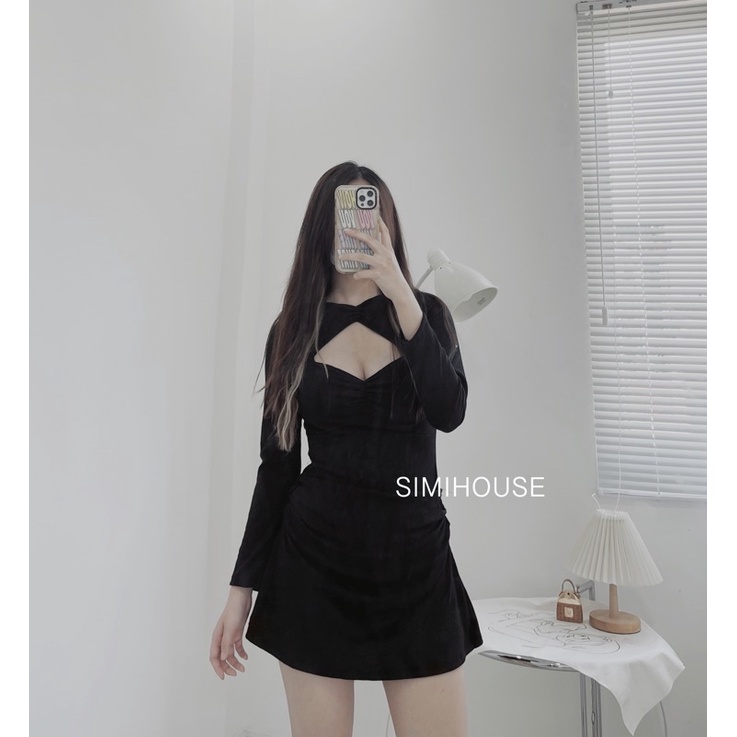 VÁY BODY DÁNG XOÈ NHÍU NGỰC