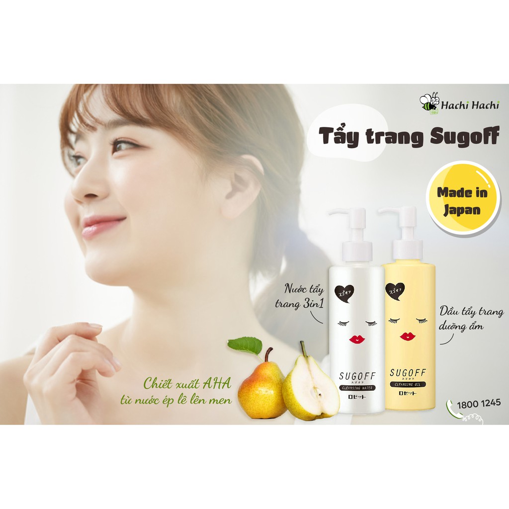 Tẩy Trang Rosette Sugoff Cleansing Oil 200ml