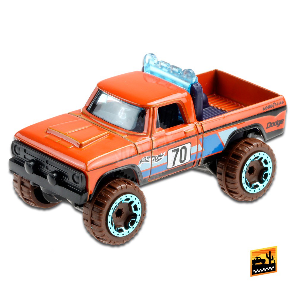 Xe mô hình 1:64 Hot Wheels Basic Baja Blazers 2021 - 70 Dodge Power Wagon GTB58