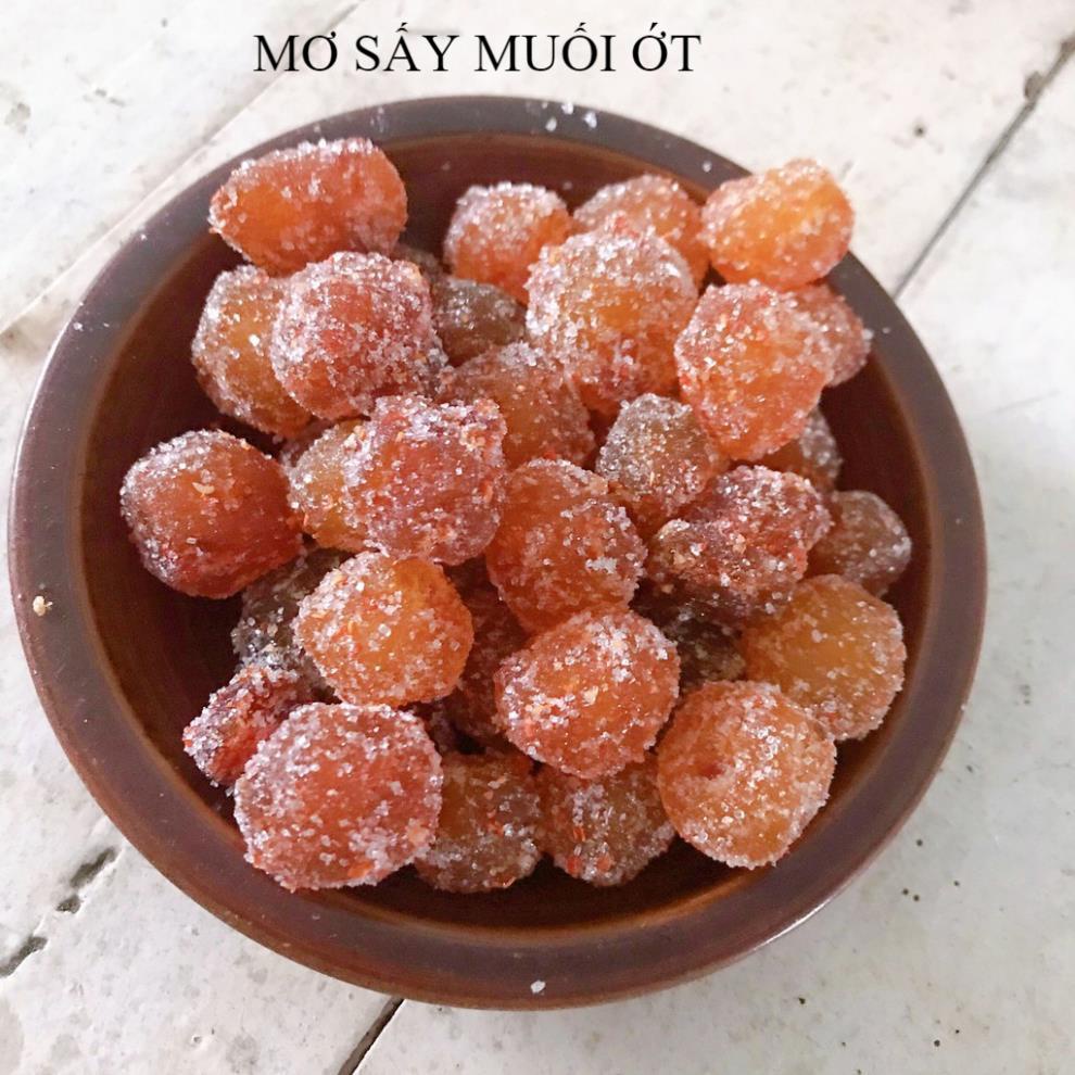 500 tram Mứt Mơ Chanh muối- Cà chanh Muối- Mận chanh muối- Chùm ruột chanh muối- Đặc sản Miền bắc ch