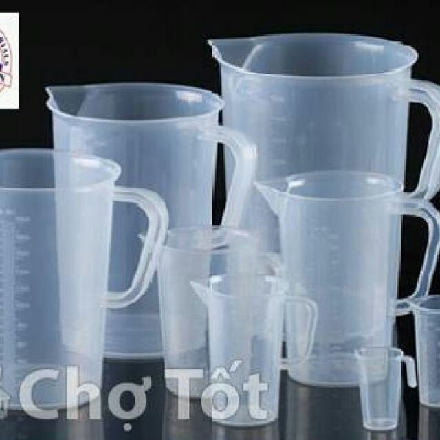 Ca đong có chia vạch nhựa các cỡ (từ 50 ml - 500 ml)