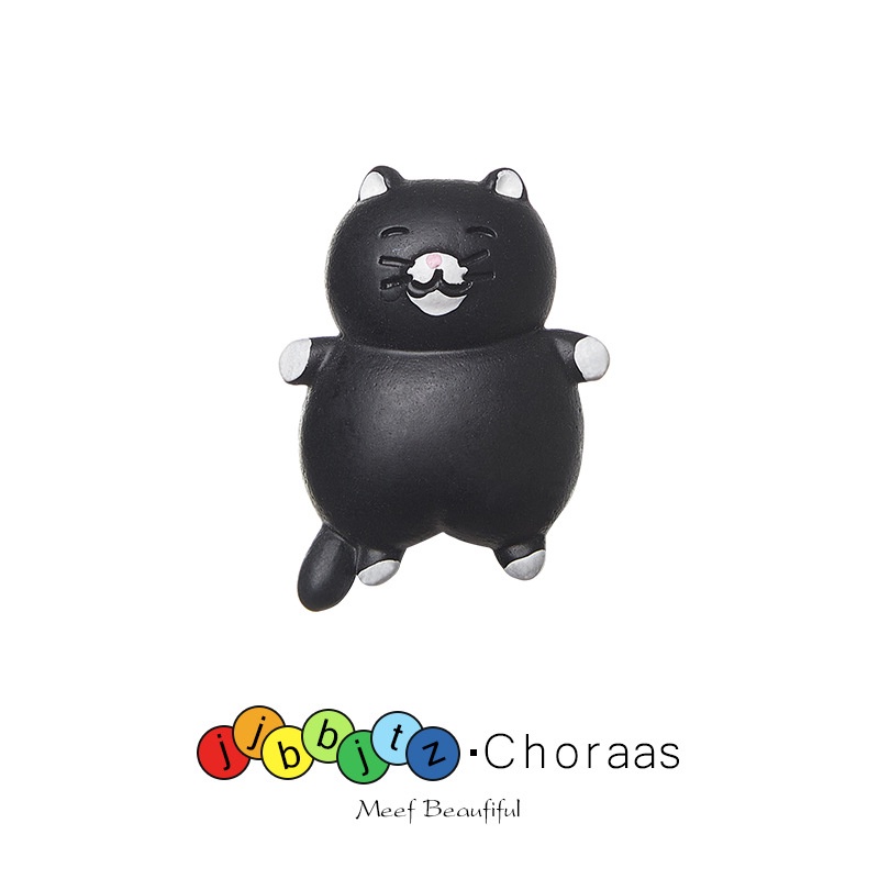 Phụ Kiện Trang Trí Giày Crocs jibbitz charms 3D diy Hình Chú Mèo Hoạt Hình