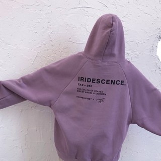 Áo hoodie in chữ phong cách Hàn Quốc