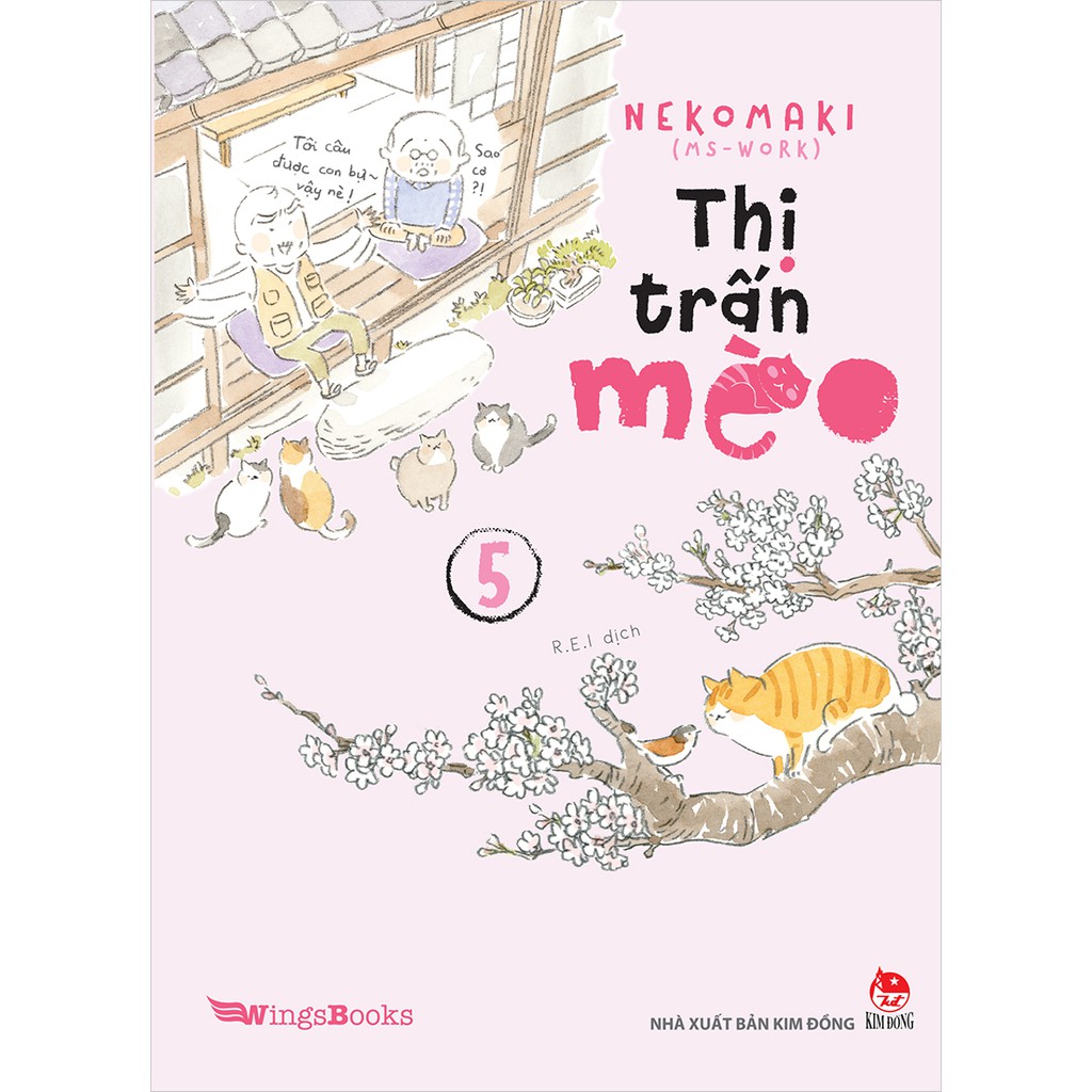 Truyện tranh Thị trấn mèo - Lẻ tập 1 2 3 4 5 6 7 - Wings Books - NXB Kim Đồng