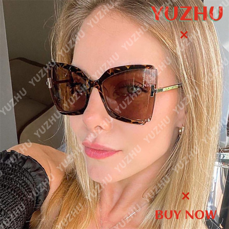 Kính Mát Thời Trang Gọng Mắt Mèo Cỡ Lớn Cá Tính Cho Nữ