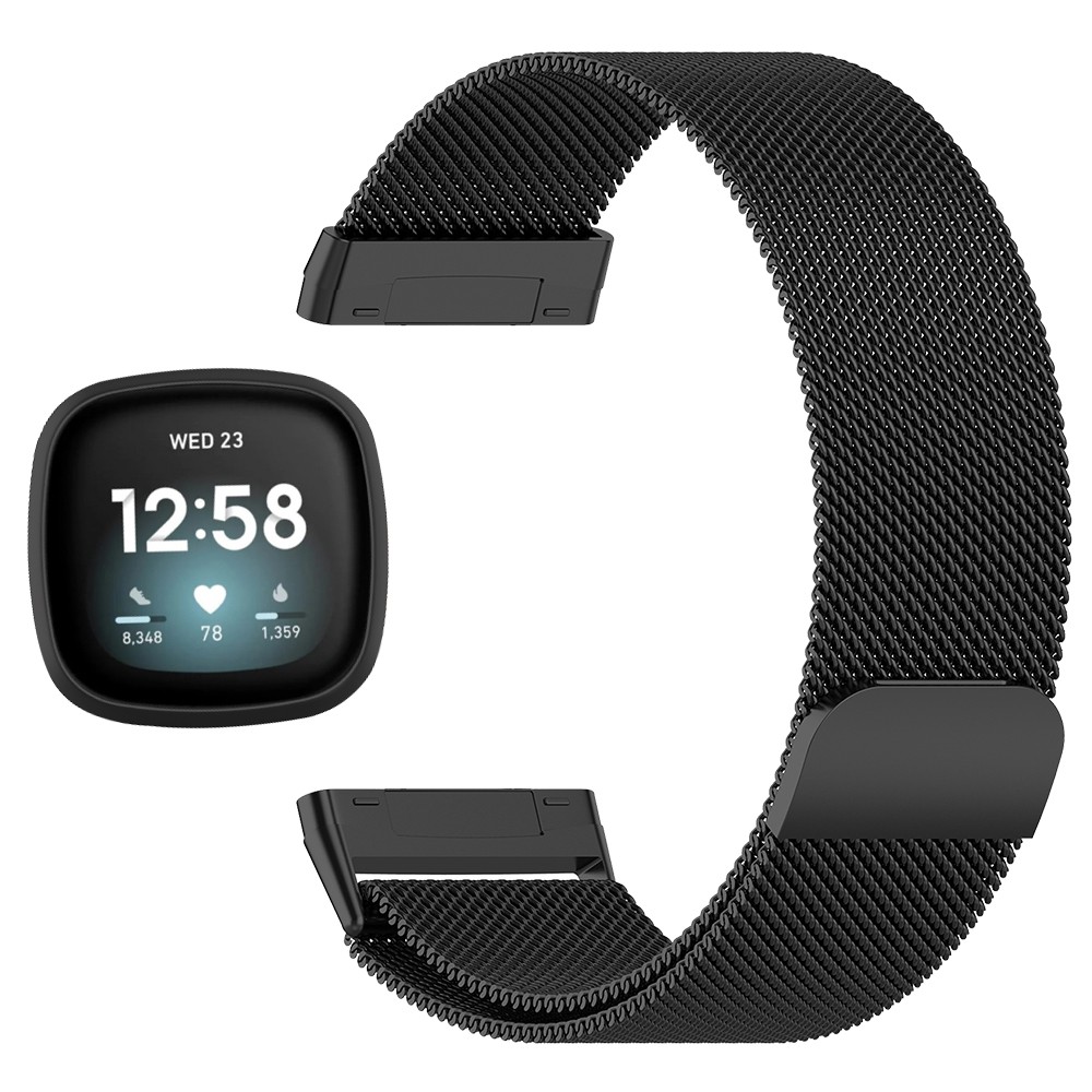 Dây Đeo Inox Milanese Cho Đồng Hồ Thông Minh Fitbit Versa 3 / Versa Sense