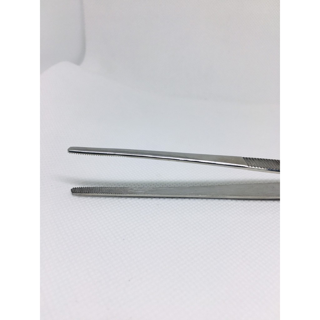 Nhíp Phẫu Tích Nỉa  Thằng  Y Tế Hai Đầu Nhọn Không Mấu 18cm , 12cm