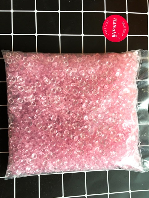 100gr hạt  Fish Bowl Oval Beads nhiều màu trộn Slime | BigBuy360 - bigbuy360.vn