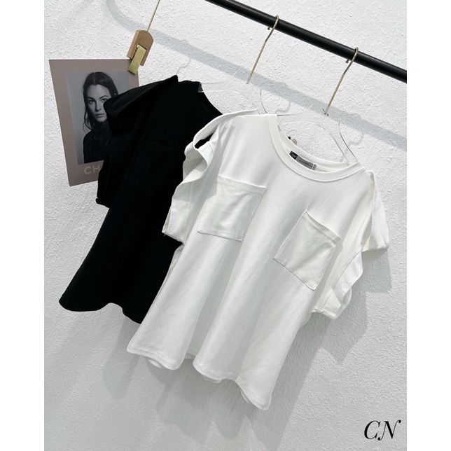 Áo thun khuy vai túi ngực ❌ Sale sock ❌ Hàng loại 1