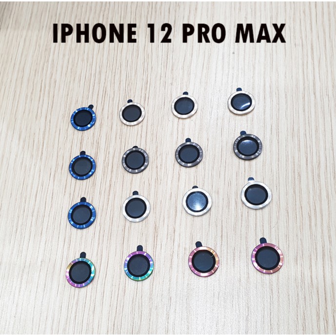 (13 Pro/ 13 Pro Max) Dán kim loại bảo vệ từng mắt camera cho iPhone 12 Pro Max 12 12 Pro