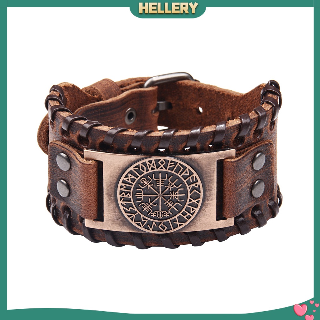Vòng Đeo Tay Dây Bện Kiểu Viking Cho Nam