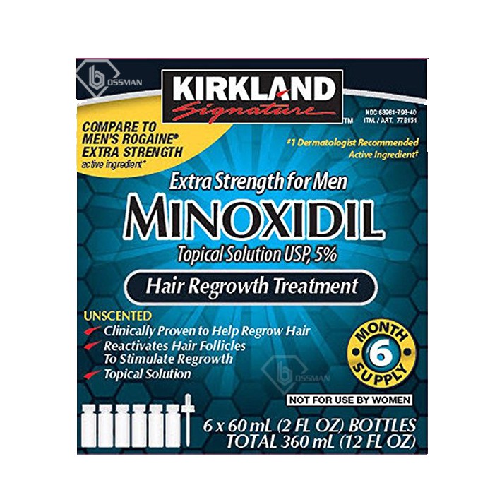 Minoxidil 5% Kirkland chính hãng - Tiết kiệm hơn với Hộp lớn dùng trong 6 Tháng