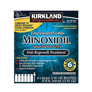 Thuốc Mọc Râu - Trị Hói Minoxidil 5% Kirkland chính hãng - Tiết kiệm hơn với Hộp lớn dùng trong 6 Tháng