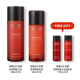 Bộ Dưỡng Sáng Da, Chống Lão Hóa Cho Nam INNISFREE FOREST For Men Premium Set Care Duo Set