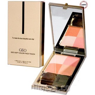 Phấn má hồng GEO Soft Color Face Touch - Hàn Quốc