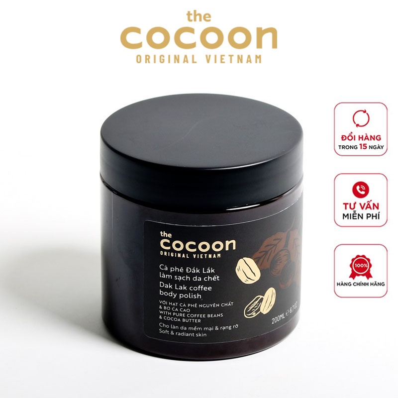 Tẩy Tế Bào Chết Cocoon, Tẩy Tế Bào Chết Cà Phê Đắklắk