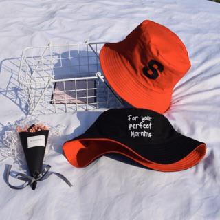 Mũ bucket 2 mặt thêu hình - Hàng Hiệu