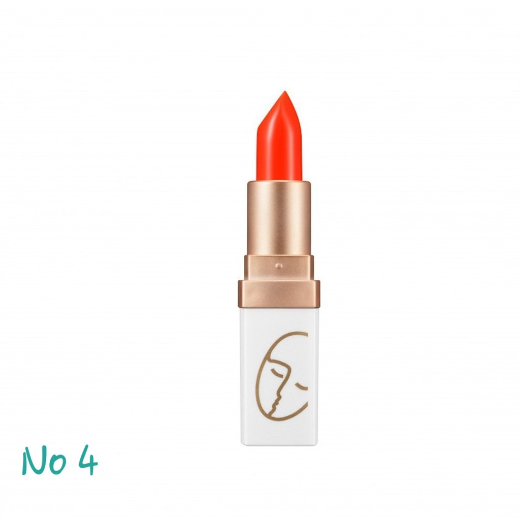 [Son Lì Hàn Quốc][Son Lì Lâu Trôi Màu Cam][Javin De Seoul Flower For Me Velvet Lipstick Red Coral No4]