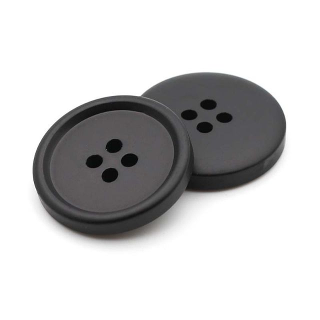 5k/5 nút áo màu đen, nâu tròn nhựa mica, size 1cm