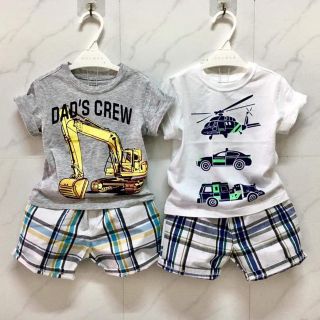Combo 2 bộ kaki bé trai
