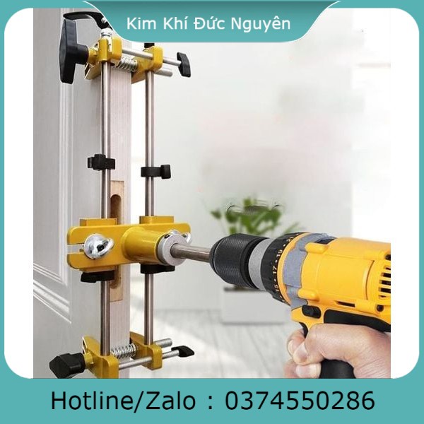 Bộ cữ khoan khóa cửa gỗ loại C hàng công ty