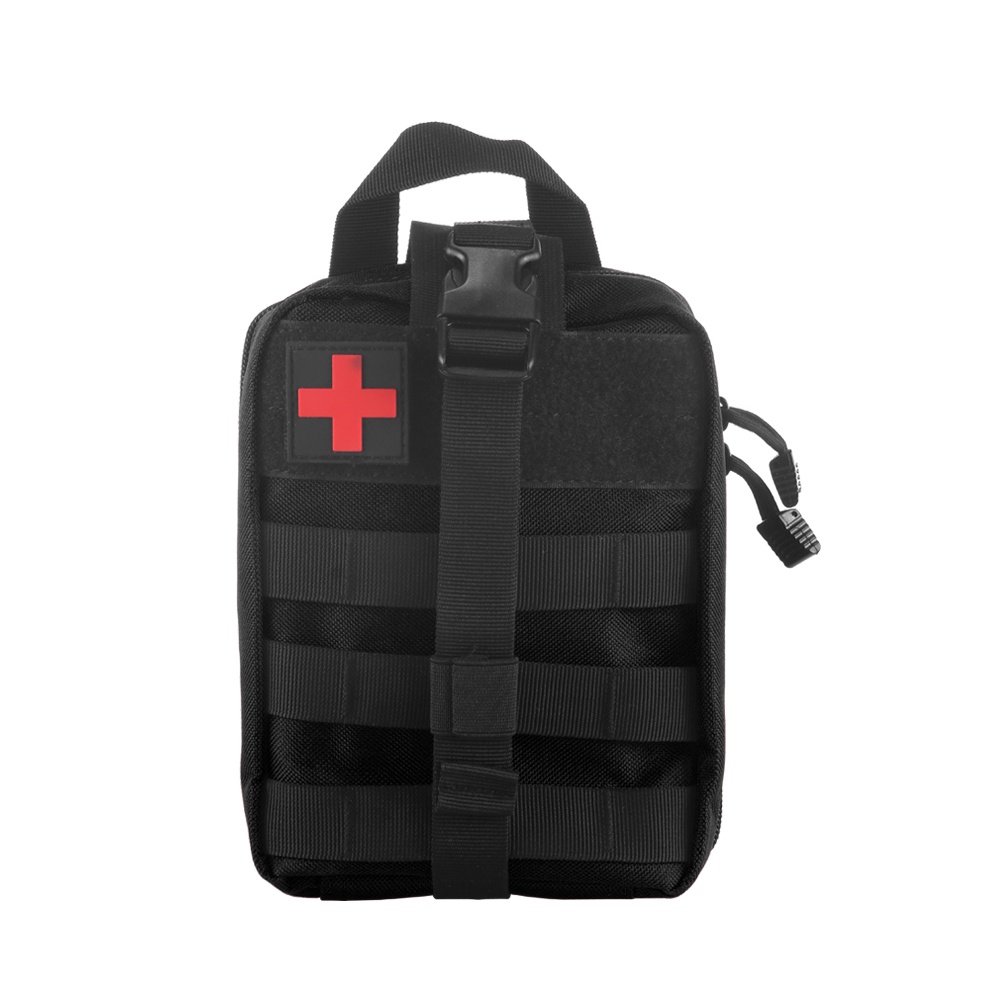 [double]EMT Pouch Tactical Medical First Aid Bag Compact Utility Emergency Kit