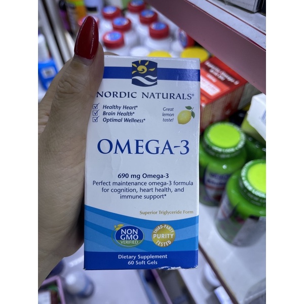 Nordic naturals Nordic Naturals DHA Omega_3 - Cải Thiện Huyết Áp. Tim Mạch.