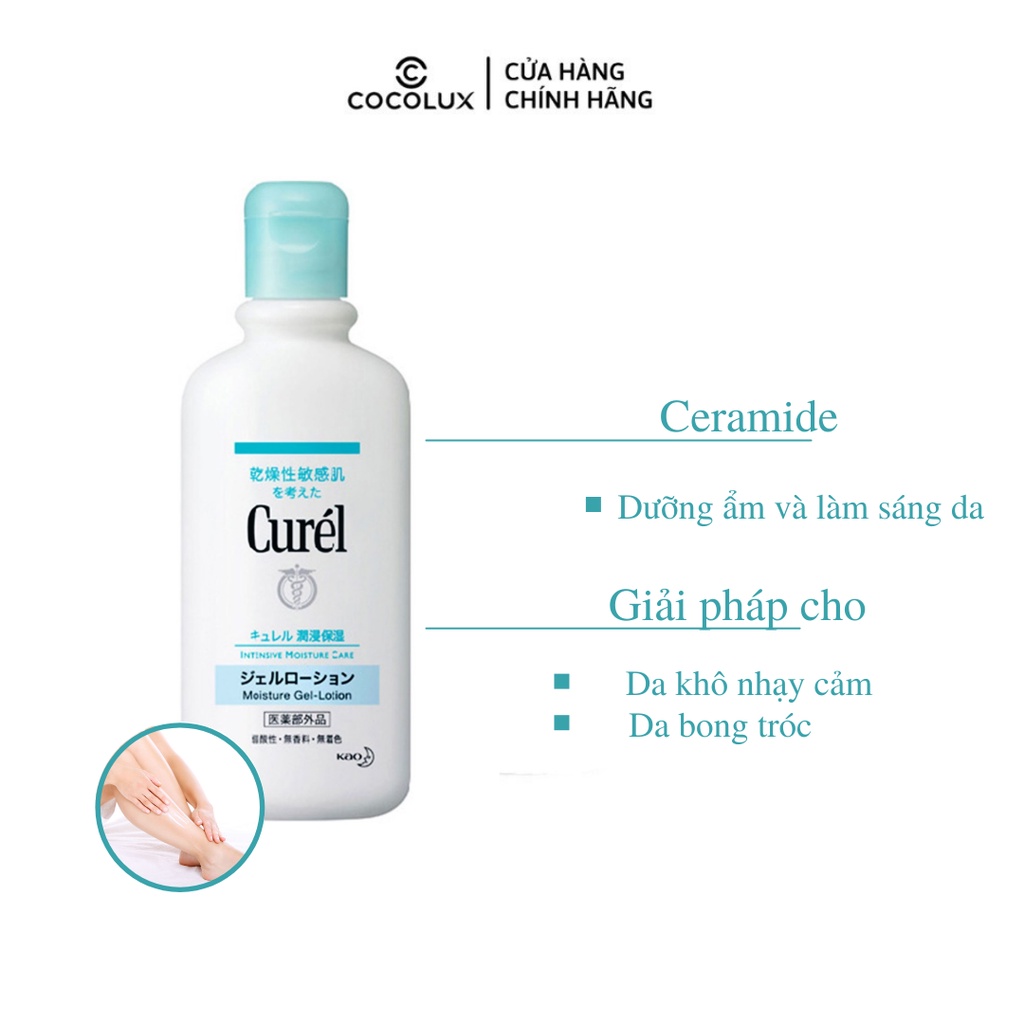 Gel Dưỡng Toàn Thân Curel Cấp Ẩm Chuyên Sâu 220ml