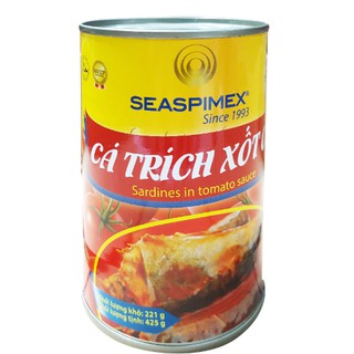 Cá trích sốt cà Seaspimex hộp 425g
