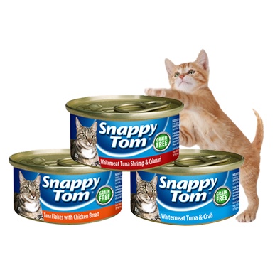 Pate cho mèo Snappy Tom Premium ( Lon 85Gr ) Pate dinh dưỡng cho mèo.