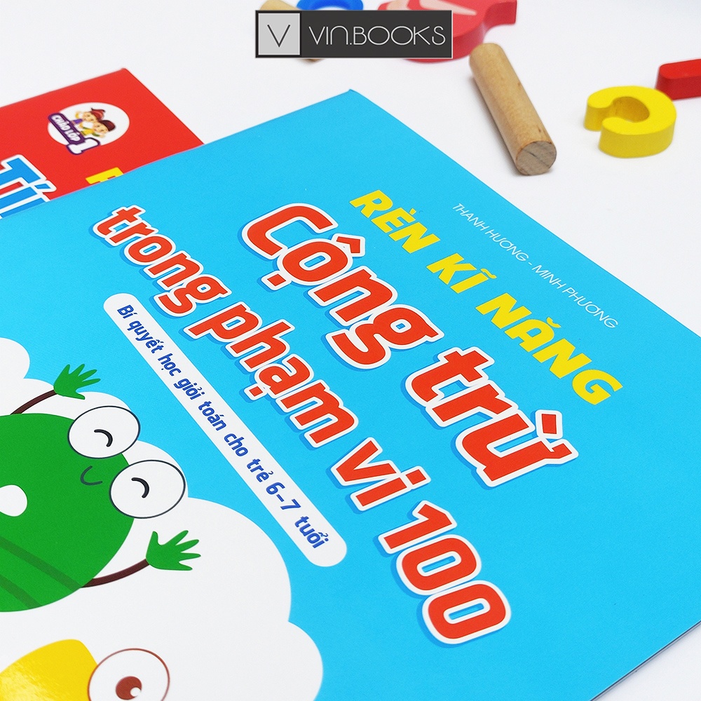 Sách - Rèn Kỹ Năng Tính Nhanh Tính Nhẩm, Cộng Trừ Phạm Vi 100 - Bí Quyết Học Giỏi Cho Trẻ 6-7 Tuổi