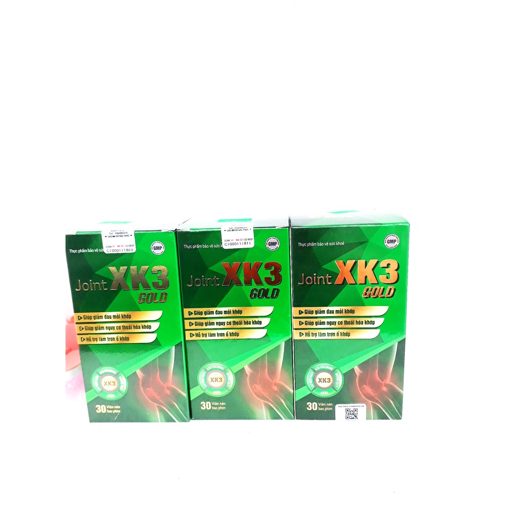 Viên khớp JOINT XK3 GOLD, giúp giảm đau mỏi khớp, giảm nguy cơ thoái hóa khớp, hỗ trợ làm trơn ổ khớp