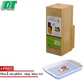 Dắt Dao Đứng Gỗ Đức Thành 27391- TẶNG KÈM 1 KHAY UP LY