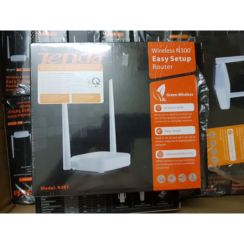 Bộ Phát Wifi Tenda N301 Tốc Độ 300Mbps | BigBuy360 - bigbuy360.vn